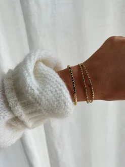 Cheap Bracelet Riles - noir et doréEasy Clothes Bracelets