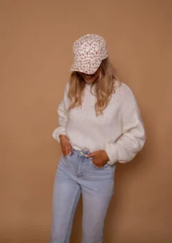 Online Casquettes Écrue à Fleurs | Fanou | Accessoires Easy Clothes Accessoires Cheveux