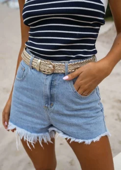 Outlet Ceinture Boucle Dorée - Akira - Accessoires Easy Clothes Ceintures