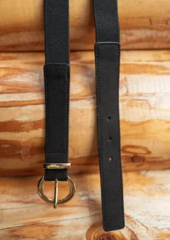 Cheap Ceinture Dany - Noire - Ajustable - Boucle DoréeEasy Clothes Ceintures