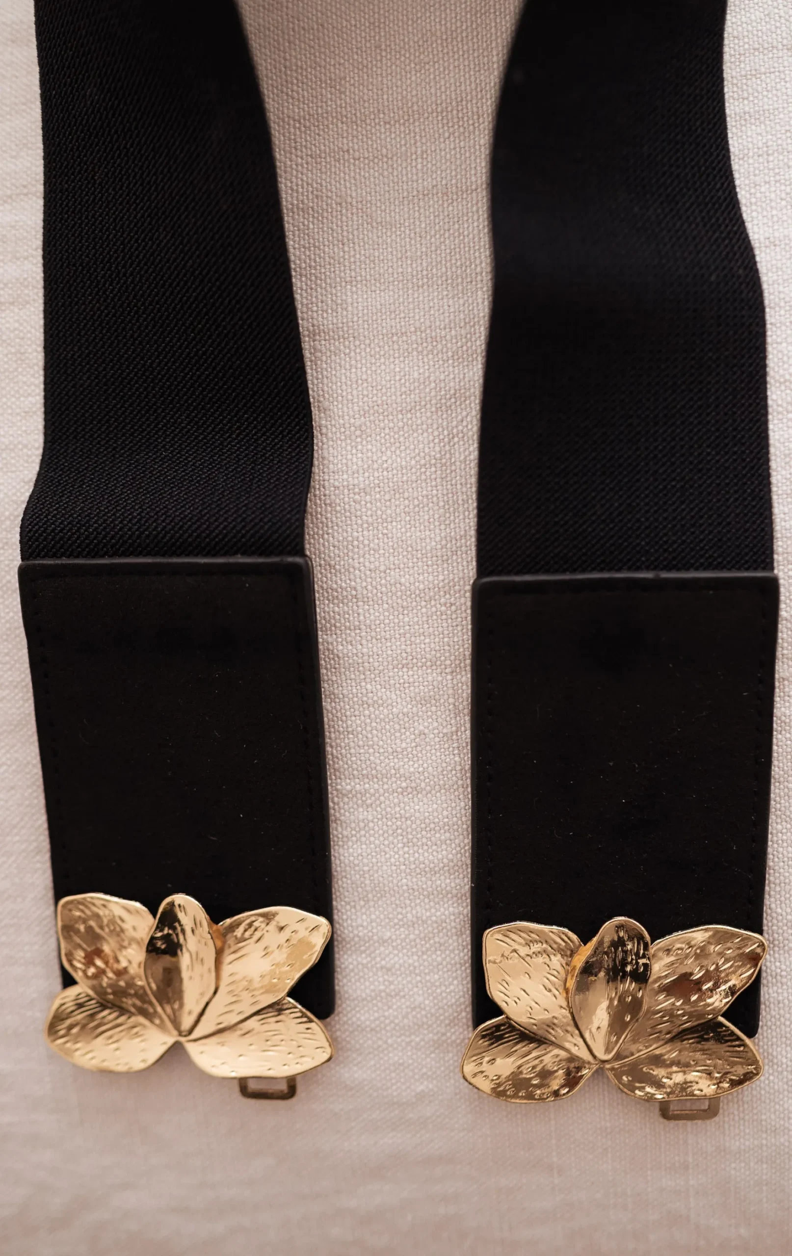 Cheap Ceinture Ju - Noire - Boucle Feuille - AjustableEasy Clothes Ceintures