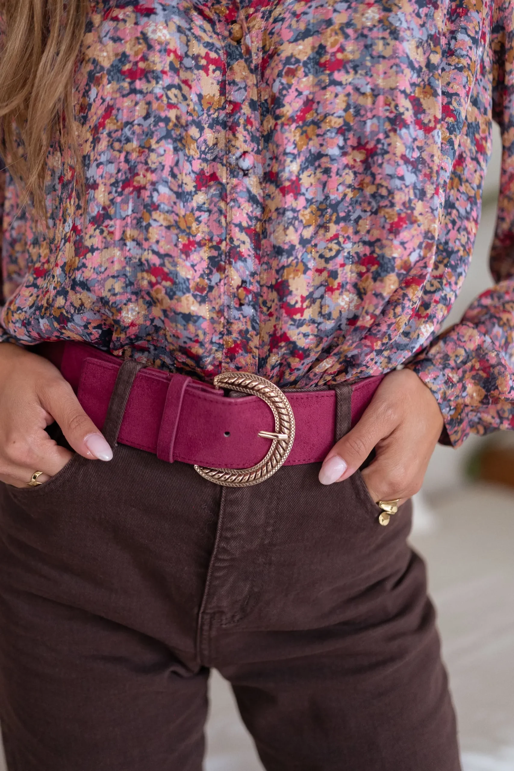 Best Ceinture Marick - bordeauxEasy Clothes Ceintures