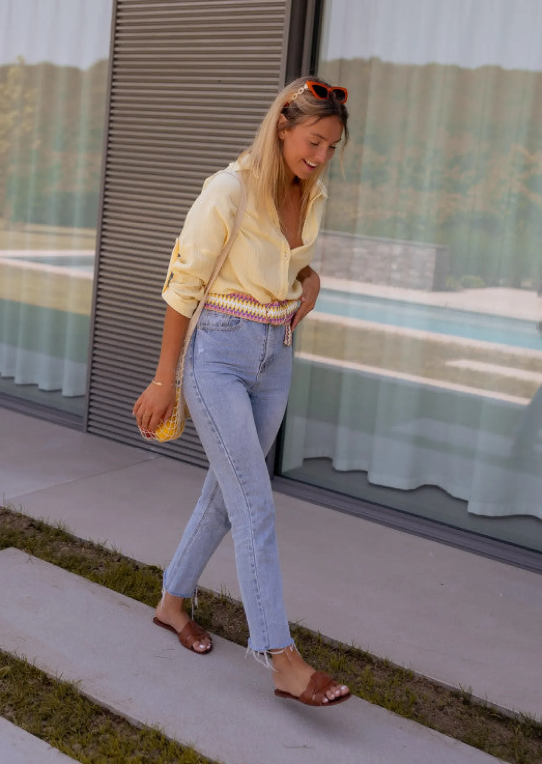 Clearance Ceinture Marja rose | Ceinture tressée rose | Prêt-à-porter en ligne | Easy Clothes Ceintures