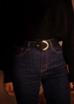 Online Ceinture Noire - Jako - Finition DoréeEasy Clothes Ceintures