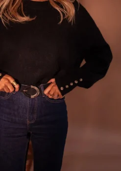 Online Ceinture Noire - Jako - Finition DoréeEasy Clothes Ceintures