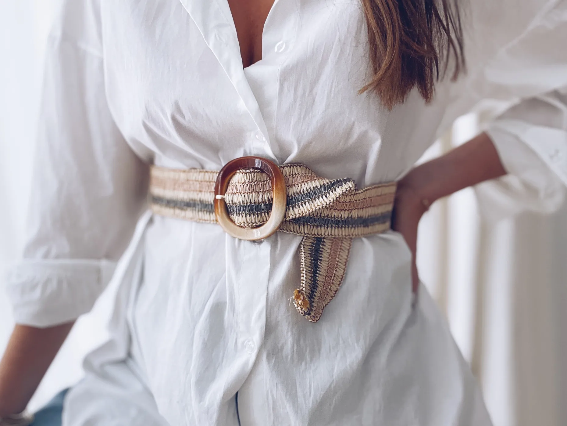 Sale Ceinture Taha - beigeEasy Clothes Ceintures