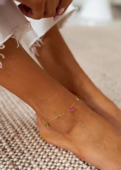 Discount Chaine De Cheville - Delta - Perles Colorées - AjustableEasy Clothes Bracelets
