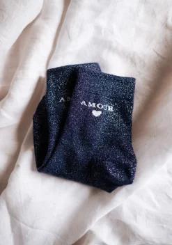 Online Chaussettes - Amour - PaillettesEasy Clothes Chaussettes