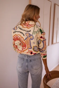 Outlet Chemise - Lou - A motifsEasy Clothes Femme Chemisiers & Blouses