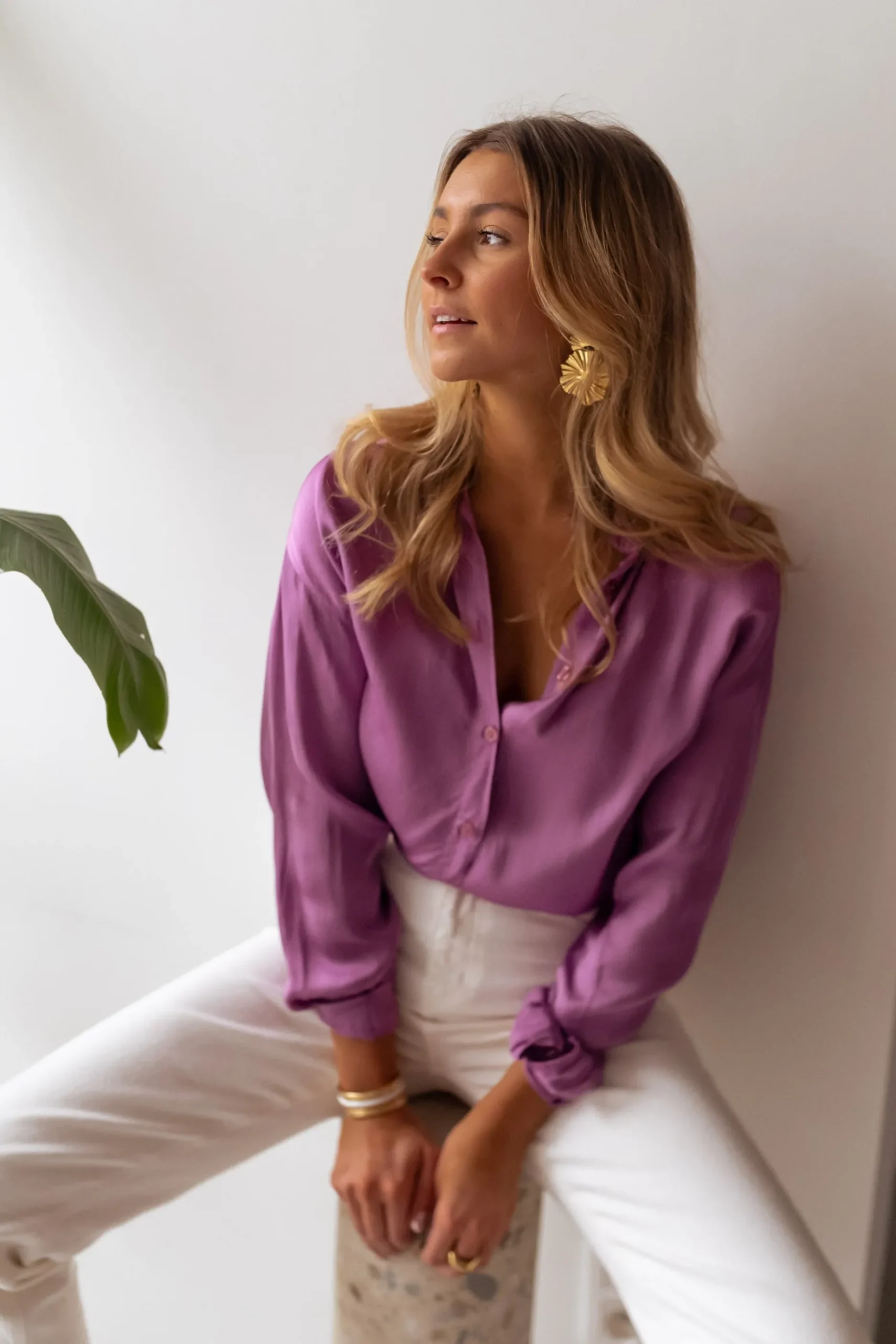 Best Sale Chemise Britte - mauveEasy Clothes Femme Chemisiers & Blouses