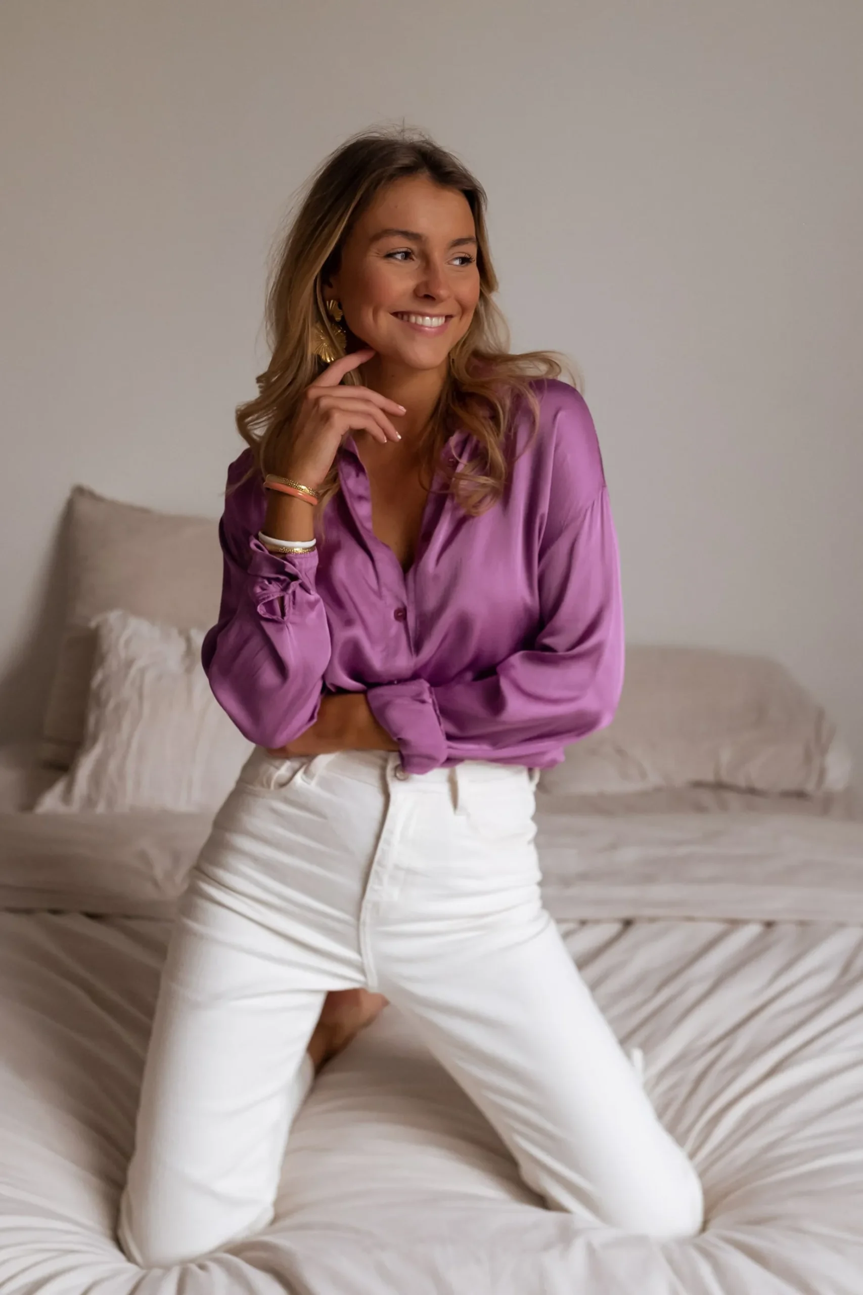 Best Sale Chemise Britte - mauveEasy Clothes Femme Chemisiers & Blouses