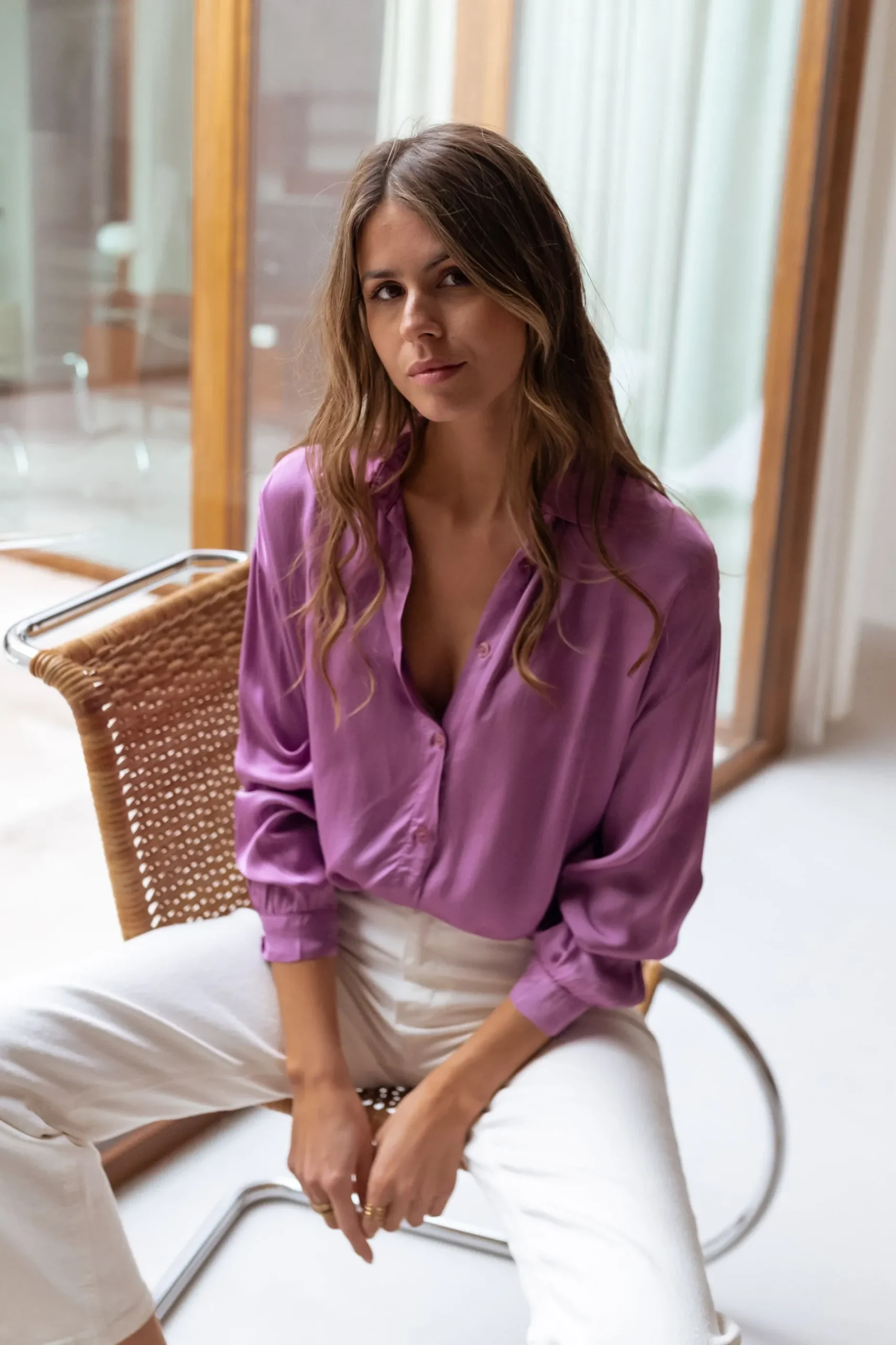 Best Sale Chemise Britte - mauveEasy Clothes Femme Chemisiers & Blouses