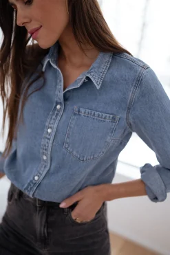 Sale Chemise Célia - en jeansEasy Clothes Femme Chemisiers & Blouses