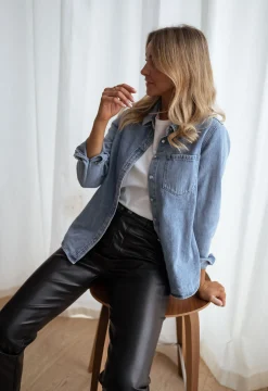 Sale Chemise Célia - en jeansEasy Clothes Femme Chemisiers & Blouses