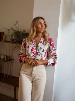 Store Chemise Cuba - à fleursEasy Clothes Femme Chemisiers & Blouses