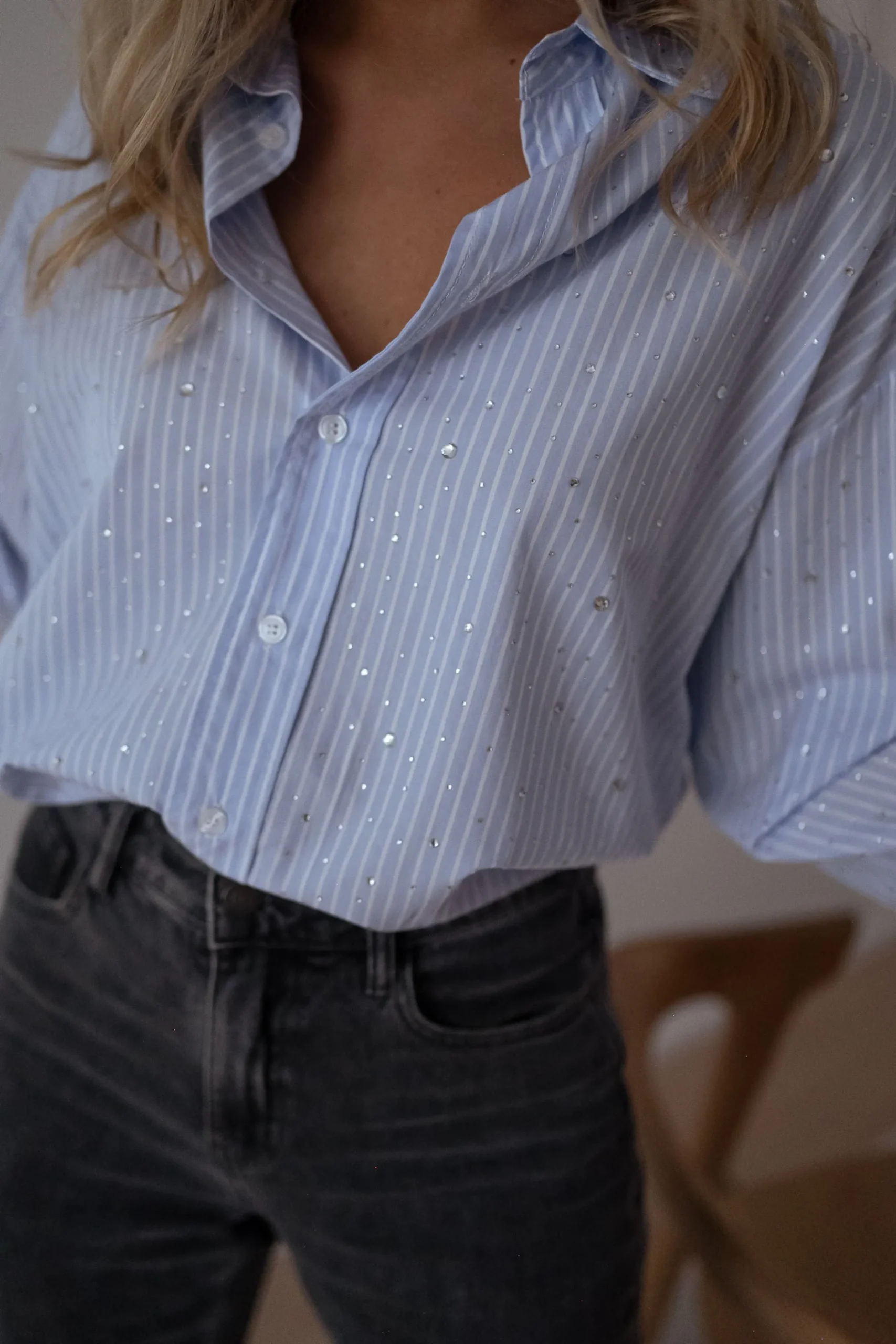 Online Chemise Ditte - à lignes et à strassEasy Clothes Femme Chemisiers & Blouses