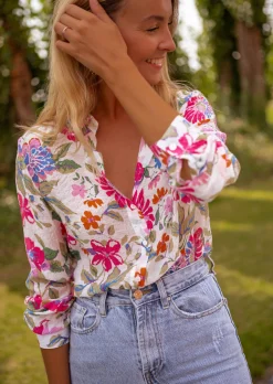 Sale Chemise Edda - Motifs À Fleurs - MulticoloreEasy Clothes Femme Chemisiers & Blouses