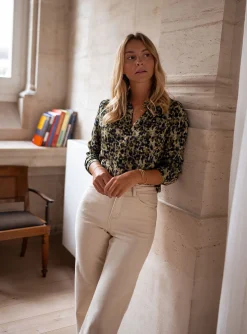 Hot Chemise Elisa - verte et bleueEasy Clothes Femme Chemisiers & Blouses