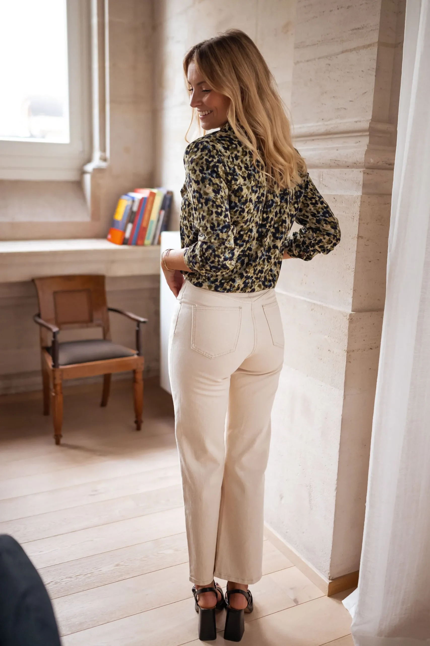 Hot Chemise Elisa - verte et bleueEasy Clothes Femme Chemisiers & Blouses