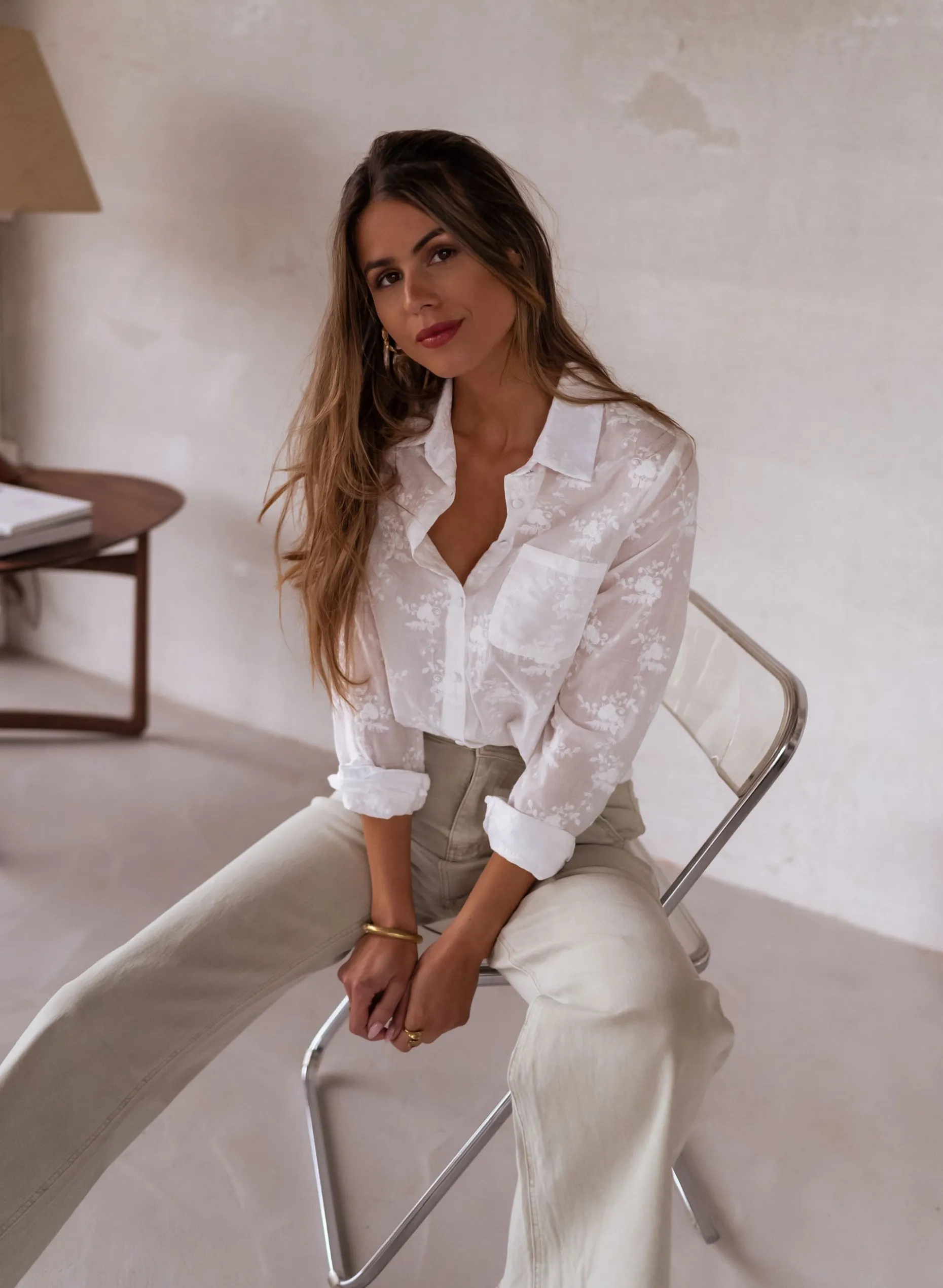 Best Chemise Mellie - écrue brodéeEasy Clothes Femme Chemisiers & Blouses