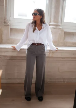 Fashion Chemise Nahela - blancheEasy Clothes Femme Chemisiers & Blouses