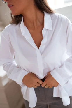 Fashion Chemise Nahela - blancheEasy Clothes Femme Chemisiers & Blouses