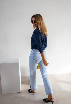 Fashion Chemise Sinou - Bleue - FluideEasy Clothes Femme Chemisiers & Blouses