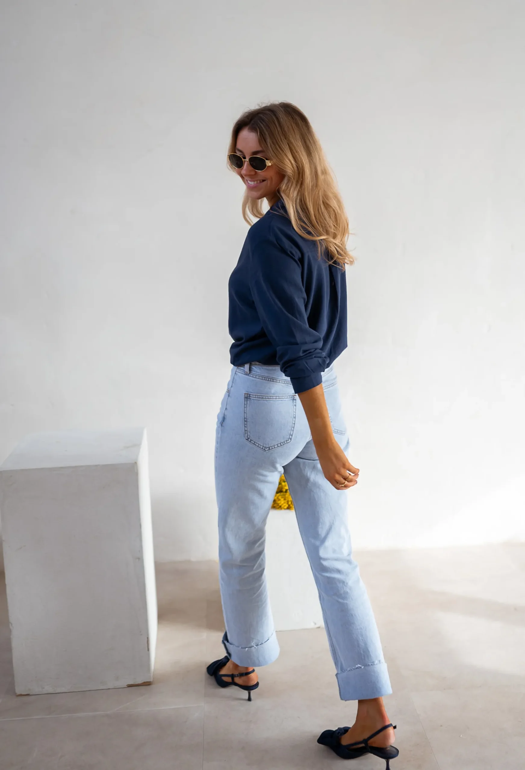 Fashion Chemise Sinou - Bleue - FluideEasy Clothes Femme Chemisiers & Blouses