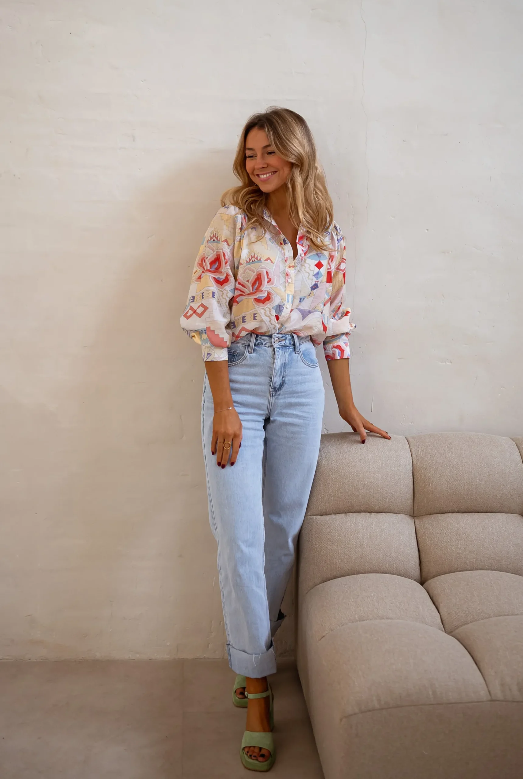 Online Chemise Soélie - Colorée - Motifs GéométriquesEasy Clothes Femme Chemisiers & Blouses