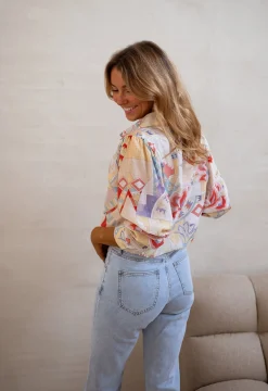 Online Chemise Soélie - Colorée - Motifs GéométriquesEasy Clothes Femme Chemisiers & Blouses