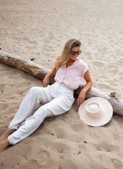 New Chemise Tessy à lignes - roseEasy Clothes Femme Chemisiers & Blouses