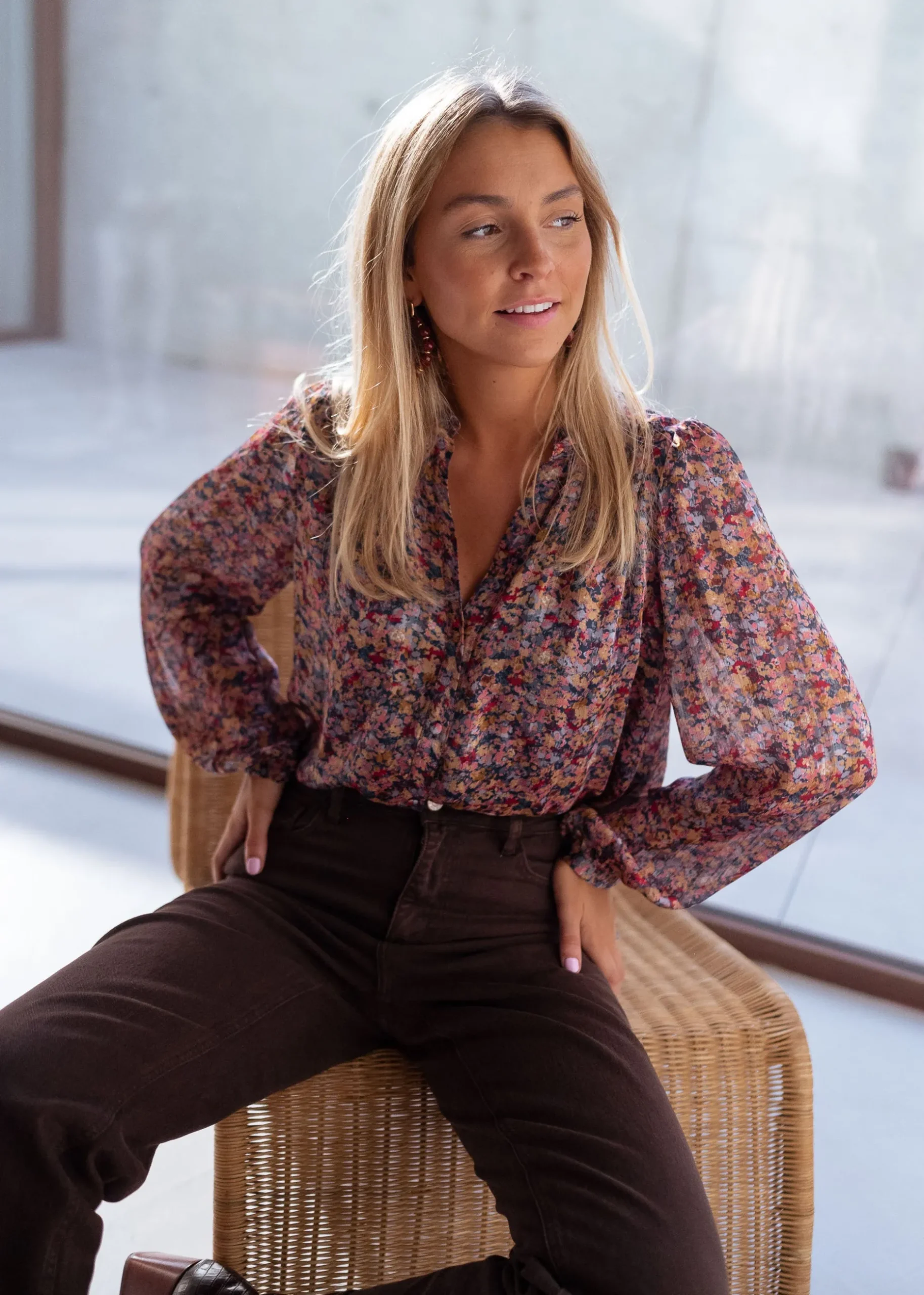 Outlet Chemisier Eva - à motifsEasy Clothes Femme Chemisiers & Blouses