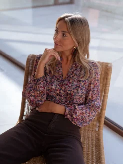 Outlet Chemisier Eva - à motifsEasy Clothes Femme Chemisiers & Blouses