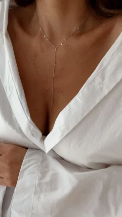 Cheap Collier Eryn argenté | Collier argenté multi-rangs | prêt-à-porter en ligne | Easy Clothes Colliers