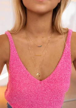 Best Collier Leora doré | Collier triple rangs | Prêt-à-porter en ligne | Easy Clothes Colliers