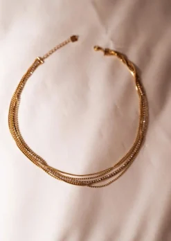 Online Collier Mellora - Doré & Brillant - BijouxEasy Clothes Colliers