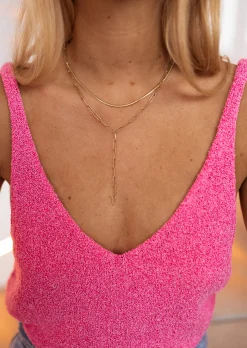 Fashion Collier Orso doré | Collier fin en mailles | Prêt-à-porter en ligne | Easy Clothes Colliers