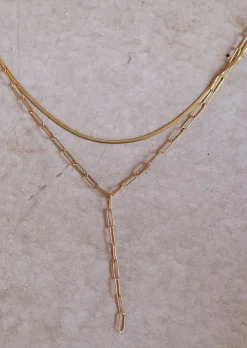 Fashion Collier Orso doré | Collier fin en mailles | Prêt-à-porter en ligne | Easy Clothes Colliers