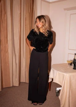 Clearance Combinaison Céline - Noire - Dos OuvertEasy Clothes Femme Combinaisons