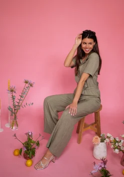 Clearance Combinaison Deby | Kaki | Vêtements Femme | Easy Clothes Femme Combinaisons
