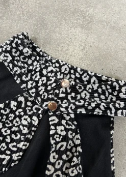 Outlet Combinaison Marlone Noire - Col Montant - Made In ItalyEasy Clothes Femme Combinaisons