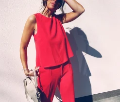 Cheap Combinaison Tabata - rouge corailEasy Clothes Femme Combinaisons