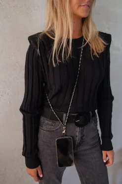 Sale Cordon de téléphone Jora - vert et doréEasy Clothes Accessoires Téléphone