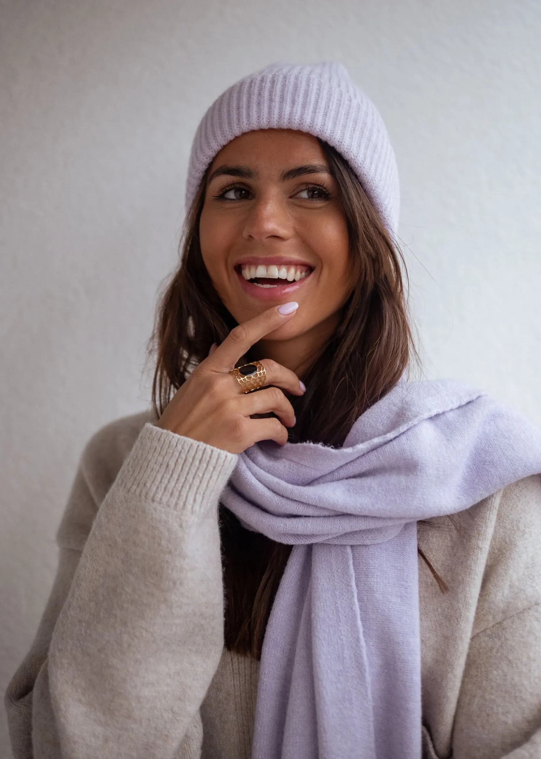 Cheap Echarpe Devin - lilasEasy Clothes Echarpes & Foulards