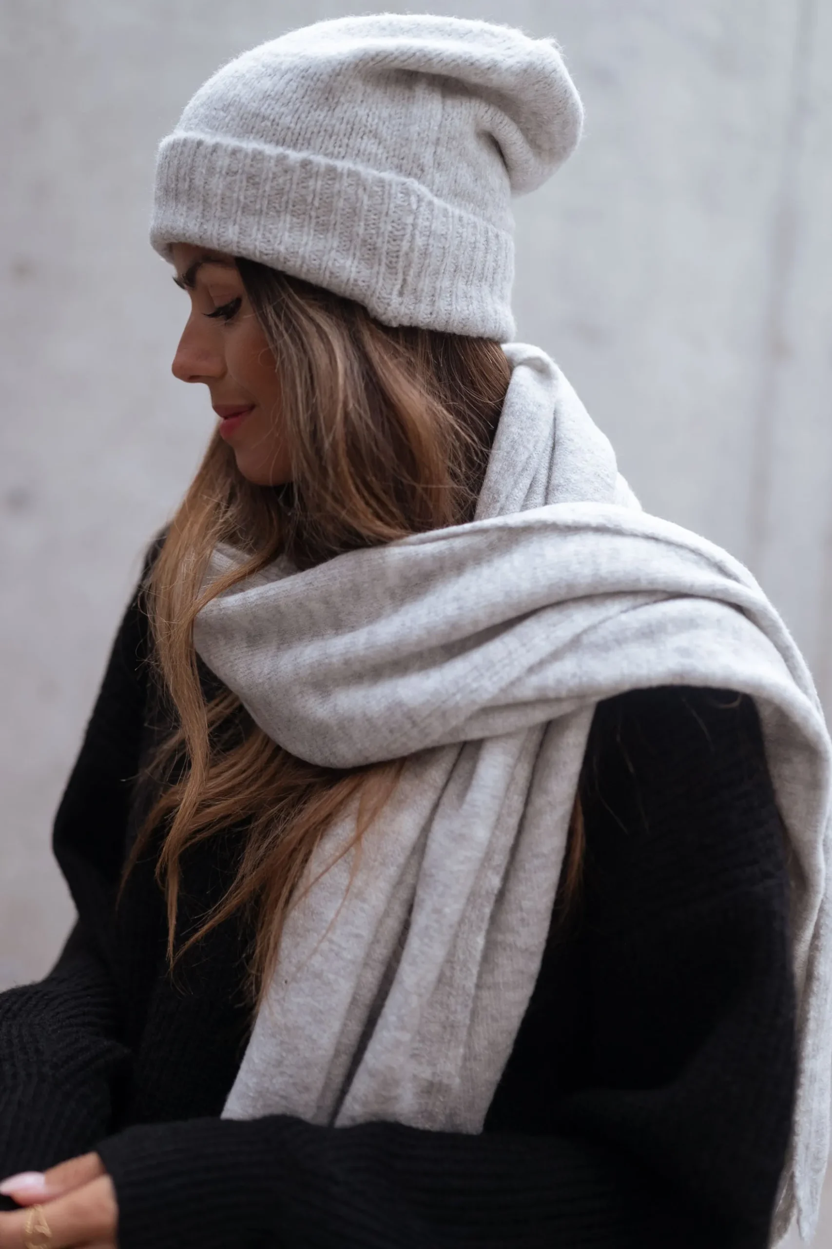 Discount Echarpe Muly - griseEasy Clothes Echarpes & Foulards