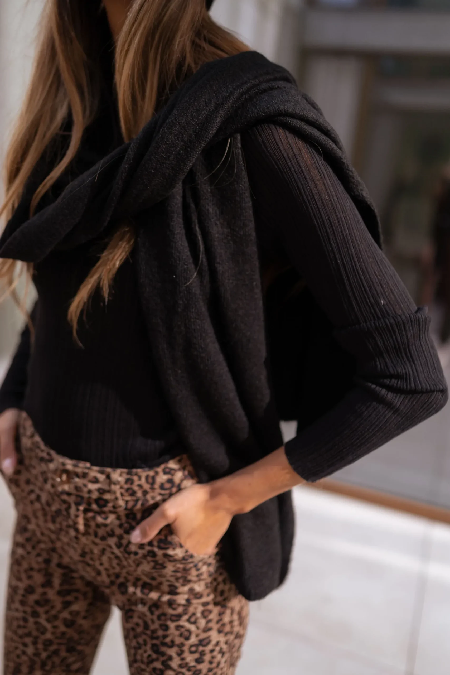 Fashion Echarpe Muly - noireEasy Clothes Echarpes & Foulards