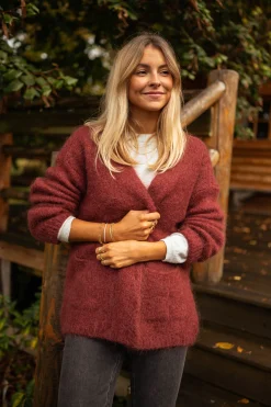 Shop Gilet Bordeaux - Gabriel - Vêtements FemmeEasy Clothes Femme Pulls & Gilets