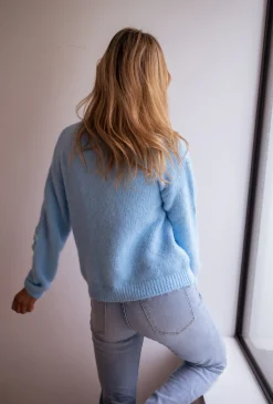 Flash Sale Gilet Charlise - Bleu à fleursEasy Clothes Femme Pulls & Gilets