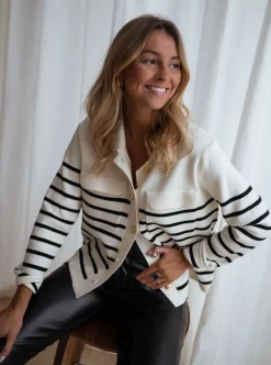 Shop Gilet Danie - à lignesEasy Clothes Femme Pulls & Gilets