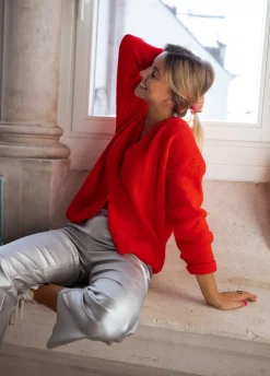 Discount Gilet Gina - rougeEasy Clothes Femme Pulls & Gilets